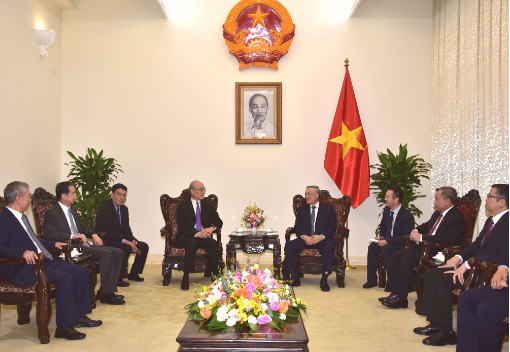 越共中央总书记、国家主席苏林会见张军2