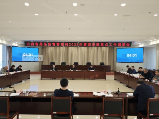 省药监局召开第四季度重点工作调度会